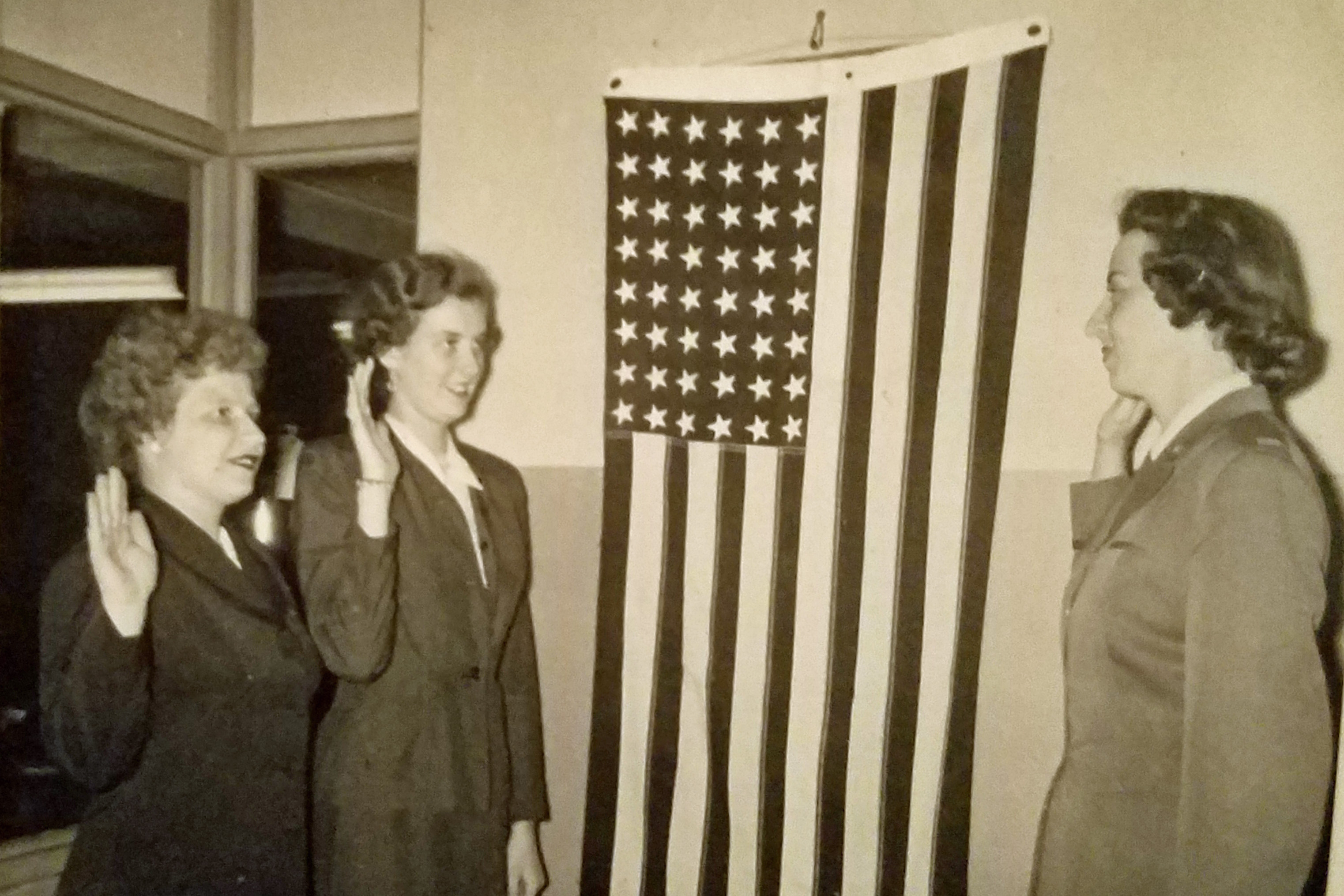 Ansbro, Elaine 20220413 Then3 Taking the Oath